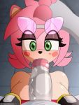 1boy 1girl 2018 amy_rose anthro black_nose duo eyewear fellatio first_person_view furry gif green_eyes hand_on_head hedgehog looking_at_viewer loop male male/female mammal n0nnny oral penis pov pov_eye_contact sega sex solo_focus sonic sonic_the_hedgehog_(series) vein veiny_penis