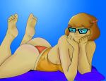 anarchyhamster ass dat_ass feet glasses mystery_inc panties scooby-doo thighs thong velma_dinkley