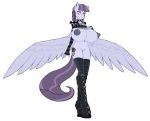  1girl alpha_channel anthro big_breasts boots breasts clothing cutie_mark equine footwear friendship_is_magic furry genital_piercing gif goth hair horse huge_breasts inky_rose invalid_tag jrvanesbroek legwear mammal my_little_pony nipples pegasus piercing pussy pussy_piercing simple_background stockings transparent_background vector wings 