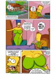  age_difference bart_simpson big_breasts brompolos comic giant_breasts huge_breasts incest incest_comics marge_simpson milf mother_and_son pervert sexensteins size_difference the_simpsons 