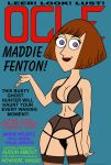  big_breasts danny_phantom lingerie looking_at_viewer madeline_fenton magazine_cover sethereid stockings 