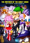  amy_rose bbmbbf blaze_the_cat charmy_bee comic cover_page cream_the_rabbit idw_publishing lanolin_the_sheep marine_the_raccoon mobius_unleashed palcomix rouge_the_bat sega sonic_(series) sonic_the_hedgehog_(series) tangle_the_lemur the_mayhem_of_the_kinky_virus vanilla_the_rabbit wave_the_swallow whisper_the_wolf zeena 