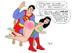  big_ass dan_rivera dc dc_comics lois_lane otk over_the_knee spank spanked spanking spanky_sal superman superman_(series) 