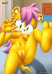  1girl archie_comics bbmbbf mina_mongoose mobius_unleashed nude palcomix sega sonic_(series) sonic_the_hedgehog_(series) tagme vagina 