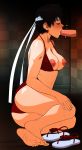 bikini breasts fellatio glory_hole oral sakura_kasugano street_fighter street_fighter_zero triplexmile