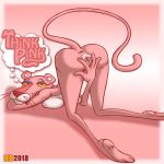 1girl hentai_boy nude panther pink_fur pink_panther presenting presenting_pussy 