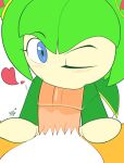  1girl cosmo_the_seedrian fellatio heart miles_&quot;tails&quot;_prower one_eye_closed oral penis pov pov_eye_contact sonic_x supersegasonicss 