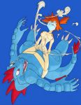  1girl drowning feraligatr misty pokemon rape turning_blue underwater 