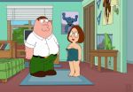  ass bedroom bouncing_breasts chris_griffin family_guy father_&amp;_daughter funny gif guido_l incest meg_griffin panties peter_griffin 