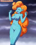 dragon_ball dragon_ball_z female nipples nude orange_hair pointy_ears pussy...