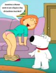  brian_griffin cheating family_guy lois_griffin speech_bubble tagme 