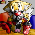  2008 ball_gag miles_&quot;tails&quot;_prower multiple_tails sega sonic_(series) sonic_team tail testicle 