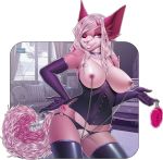  1girl 1girl anthro breasts canine clothed clothing collar corset crotchless_panties furry gizmo0sue handcuffs lingerie looking_at_viewer makeup mammal nipple_chain nipple_piercing nipples panties piercing pussy shackles smile standing underwear wide_hips 