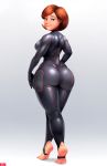  barefoot body_suit breasts helen_parr huge_ass jlullaby looking_at_viewer the_incredibles thighs 