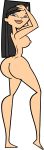  asian asian_female big_ass big_breasts black_hair breasts cartoon_network codl_(artist) heather_(tdi) hourglass_figure navel nude thick_ass thick_legs thick_thighs total_drama_island 