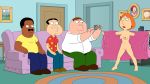  breasts erect_nipples family_guy flashing iphone lois_griffin robe shaved_pussy thighs 