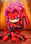  barefoot bbmbbf big_breasts blush erect_nipples gift lien-da looking_at_viewer mobius_unleashed palcomix pietro&#039;s_secret_club ribbon sega sonic_(series) sonic_the_hedgehog_(series) toes 