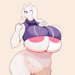  1girl 2018 anthro big_breasts blush breasts caprine furry goat goatmilf goatmom huge_breasts imago_ic mammal mature_female milf mom mommy mother one_eye_closed parent pussy small_head thick_thighs toriel underboob undertale video_games voluptuous wide_hips wink 
