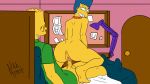  bart_simpson grin incest marge_simpson milf mom_son mother mother&#039;s_duty mother_and_son necklace nickartist penis reverse_cowgirl_position the_simpsons 