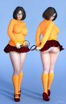  3d ass breasts glasses miniskirt panties scooby-doo thighs velma_dinkley 