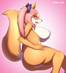  1girl 2017 anthro big_breasts breasts canine fox furry mammal nipples nude tailzkim 