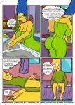  age_difference bart_simpson breasts brompolos comic fantasy giant_breasts huge_breasts incest incest_comics large_breasts marge_simpson milf mother_and_son pervert sexensteins size_difference taboo the_simpsons 