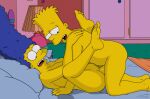  age_difference bart_simpson big_breasts big_penis family_sex huge_breasts huge_cock huge_penis incest incest_sex looking_at_penis marge_simpson milf mother_&amp;_son room sex sex_on_bed size_difference smile son_fucks_mom the_simpsons 