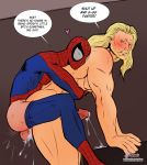  2boys age_difference avengers english_text fuck fucking gay male male/male male_only marvel marvel_comics multiple_boys multiple_humans peter_parker phausto size_difference spider-man spider-man_(series) thor_(series) thor_odinson yaoi 