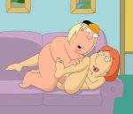  cheating chris_griffin couch family_guy incest lois_griffin looking_at_another looking_pleasured milf missionary missionary_position mother_and_son short_hair taboo tapdon 