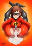  cum_in_pussy disney gaping_pussy helen_parr mask shaved_pussy the_incredibles 
