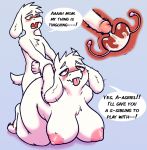 1girl 2018 all_fours anthro areola arm_grab asriel_dreemurr atrolux bigger_female bigger_penetrated blue_background blush boss_monster breasts caprine claws cum cum_in_orifice cum_in_pussy cum_in_uterus cum_inside dialogue doggy_position duo english_text erection eye_roll eyelashes fallopian_tubes female from_behind_position fur furry goat green_eyes hair half-closed_eyes hands_behind_back horn incest internal kneel large_breasts larger_female larger_penetrated long_ears looking_down looking_pleasured male male/female male_penetrating mammal milf mother mother_and_son motion_lines nipples nude open_mouth ovaries parent penetration penetration_from_behind penis puffy_areola red_eyes sex sex_from_behind simple_background size_difference slightly_chubby smaller_male smaller_penetrating solid_color_background son speech_bubble text toe_claws tongue tongue_out toriel undertale undertale_(series) uterus vaginal vaginal_penetration video_games white_fur x-ray