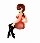  ass big_breasts boots helen_parr mask pantyhose the_incredibles thighs 