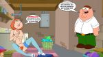  family_guy high_heels huge_breasts huge_nipples lois_griffin peter_griffin pubic_hair pussy stockings thighs 