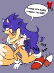  age_difference anthro big_veins deepthroat forced forced_oral furry huge_dick miles_&quot;tails&quot;_prower oral sega sex sonic_the_hedgehog stand_fucking taillove_(artist) testicles yaoi 