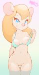  1girl breasts chip_&#039;n_dale_rescue_rangers furry gadget_hackwrench nude pussy rodent 