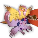  2018 2girls animal_genitalia animal_penis anthro areolae blush breasts cum cum_in_orifice cum_in_pussy digital_media_(artwork) duo equine equine_penis fluttershy friendship_is_magic furry futa_on_female futanari hair horn large_breasts long_hair mammal multiple_girls my_little_pony nipples nude one_eye_closed open_mouth pegasus penis sex spread_wings suirano sweat tongue tongue_out twilight_sparkle winged_unicorn wings yuri 