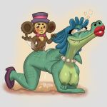  cheburashka cheburashka_(character) crocodile crocodile_gena furry genderswap soyuzmultfilm 