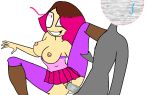 alternate_universe anon anonymous anonymous_male bad_art bad_quality bete_noire betty_noire breasts brown_boots edit faceless_male female glitchtale grabbing_leg gradient_hair hetero leg_grab legwear male male/female nipples pink_eyes pink_skirt poor_quality poorly_drawn straight straight_sex undertale_au undertale_fanfiction white_background
