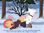  bare_ass beastiality brian_griffin christmas doggy_position family_guy lois_griffin 