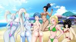  android_18 anime beach bikini bulma caulifla dragon_ball_super kale marcarita vados 
