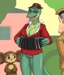  anonymous cheburashka cheburashka_(character) crocodile crocodile_gena furry genderswap soyuzmultfilm 