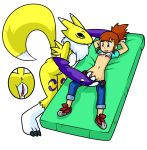 1girl adult age_difference claws digimon digimon_tamers female_renamon fingering interspecies pussy renamon rika_nonaka