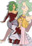 ass big_ass big_breasts breasts celes_chere cleavage female final_fantasy final_fantasy_vi looking_at_viewer looking_back lufidelis terra_branford tina_branford yuri