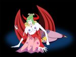 areolae big_breasts breasts corruption fearghoul final_fantasy final_fantasy_vi four_arms green_hair horns nipples pale-skinned_female terra_branford tina_branford topless transformation