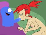  1boy 1girl bloo blooregard breasts chunk_(artist) fellatio female foster&#039;s_home_for_imaginary_friends frankie_foster nipples nude oral penis pussy 