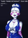  1girl alcasar-reich alcasar-reich_(artist) animatronic ballora big_breasts five_nights_at_freddy&#039;s robot 