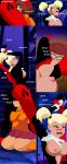  big_ass bondage bouncing_breasts comic crossover dc_universe glasses hand_on_head harley_quinn pussylicking pyramid_(artist) scooby-doo sexy slave suffocated velma_dinkley yuri 