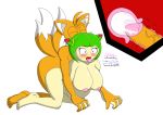  1girl asmartboy cosmo_the_seedrian miles_&quot;tails&quot;_prower nude sega sonic_(series) sonic_x vaginal_penetration 