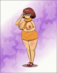  breasts erect_nipples glasses scooby-doo sweater thighs velma_dinkley 