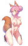  animal_ears big_breasts breasts fate/grand_order fate_(series) high_resolution hong_(white_spider) inverted_nipples kitsune large_breasts naked_shoes nipples nude pubic_hair shoes tail tamamo_no_mae tamamo_no_mae_(fate) transparent_background very_high_resolution yellow_eyes 